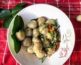 Foto langkah ke 6 dari resep Cilok oatmeal sambal daun jeruk.