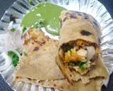 Tandoori chicken cheese wrap recipe step 6 photo