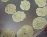 A picture of step 1 of Namkeen Mathi.