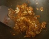 A picture of step 4 of Papad sabji.