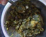 A picture of step 1 of Cheesy Spinach Sabzi Tava Sandwiches.