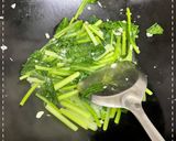 炒小松菜（油水炒法）的食譜步驟6照片