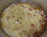 صورة لخطوة 1 من وصفة نودلز بالجبن والطماطم🍜💗