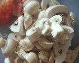 A picture of step 2 of Mushroom wrap.
