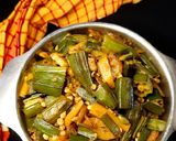 ঢেঁড়স ও আলু ভাজি রেসিপির ধাপ 2 ছবি