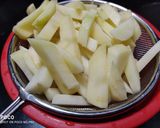 A picture of step 1 of Honey Chili Potato.