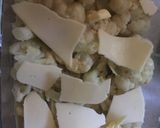 Currys karfiol sajtos-tejszínes öntettel recept fázis 2 fotója