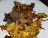Foto del paso 5 de la receta: Pollo con pulpo sancocho