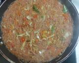 A picture of step 3 of Vegetable Vermicelli.