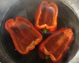 Foto del paso 1 de la receta: Morrones rellenos