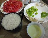 A picture of step 1 of Maghazi pulao.
