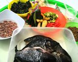 Foto langkah ke 3 dari resep Pepes Ikan Mas Daun Singkong.