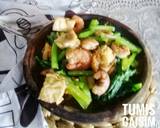 Cara Membuat Tumis Caisim Udang Tahu 5