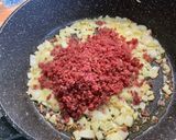 Une image de l'étape 12 de Tagliatelles à la viande séchée, girolles et crème de courgettes.