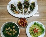 Hình bước làm 5 của món Hàu hấp mỡ hành