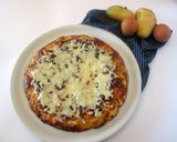 Foto del passaggio 5 della ricetta Frittata con patate arrosto e mozzarella