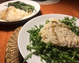 Foto del paso 4 de la receta: Perca a la plancha, con rúcula o pimientitos asados