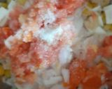 A picture of step 3 of Mexican salad.