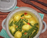Foto langkah ke 4 dari resep Gulai kacang panjang telur puyuh.
