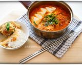 Foto langkah ke 4 dari resep Kimchi jjigae / sup kimchi korea.