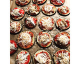 Foto del paso 5 de la receta: Mini pizzas en base de berenjena 🍆