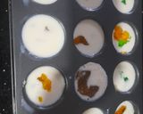 A picture of step 3 of Tri colour delight.