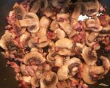 Foto del paso 4 de la receta Rigatoni en salsa Boscaiola
