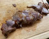A picture of step 3 of Roasted garlic marinated pork collar with spicy Thai-style sauce.