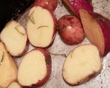 Foto del paso 1 de la receta: Bife de peceto a la mostaza, romero, limón, papas y boniatos !!