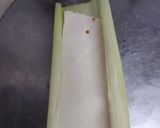 A picture of step 3 of Rice corn pockets.