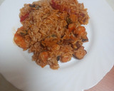 Foto del paso 8 de la receta: Arroz con pulpo, langostinos y mejillones