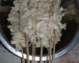 Foto langkah ke 2 dari resep Sate jamur tiram bumbu kacang.