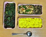 Hình bước làm 3 của món Day 16 : Thịt heo rang lá mắc mật, thịt bò đảo lá lốt_eat1000