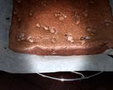A picture of step 5 of Dark chocolate cheese truffle brownie.
