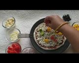 चीजी पैन पिज़्ज़ा (Cheesy pan pizza recipe in Hindi) रेसिपी चरण 5 फोटो