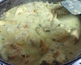 Foto del paso 3 de la receta: Pechugas con papas cuadradas a la mostaza
