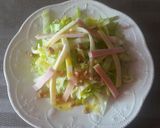 Foto del paso 3 de la receta: Ensalada de col con jamón y queso
