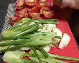 A picture of step 2 of Oven Roasted Tomato Garlic Saffron Soup.