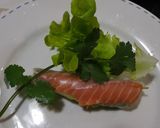 รูปขั้นตอนการทำที่ 3 ของ Salmon roll