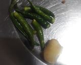 A picture of step 1 of Roasted Chickpea Coconut Chutney.