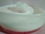 Pudding kemerdekaan (leci susu)