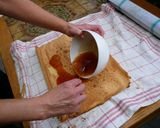 Lekváros- kókuszos piskóta recept fázis 4 fotója