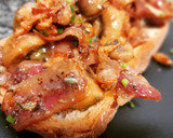 Foto del paso 6 de la receta: Torrada de champiñones, panceta ibérica y gorgonzola