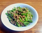 Foto langkah ke 3 dari resep Tumis buncis daging sapi giling, tinggal criing.