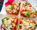 हार्ट शेप पिज़्ज़ा होम मेड बेस से(Heart shape pizza home made base se recipe in Hindi) रेसिपी चरण 9 फोटो
