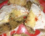 A picture of step 3 of Chaat Sandwich.