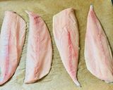 A picture of step 1 of Mackerel with paprika in the oven.