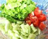 Foto langkah ke 1 dari resep Salad Sayur Aneka Warna.