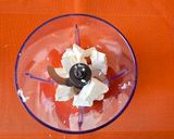 A picture of step 2 of Black Bean Corn Feta Dip.