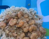 Foto del paso 5 de la receta: Camarones con arroz y crema de leche